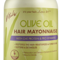 Vitale Olive Oil Hair Mayonnaise 30oz with Oat & Egg Protein and Vitamins